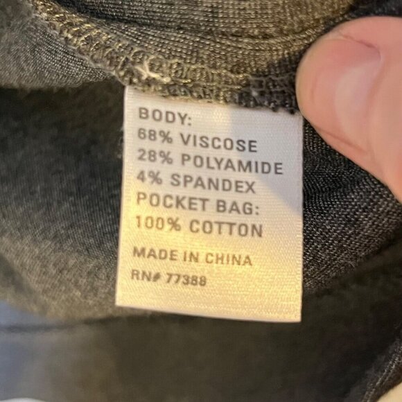 Madewell Ponte Screenplay Dress Stretch‎ Cap Sleeve Babydoll Gray Size Large - Picture 10 of 11